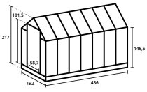 tuinkas Kate 5 maten