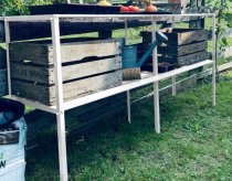 afbeelding royal vrijstaande kweektafel wit