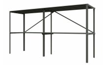 afbeelding royal vrijstaande kweektafel groengrijs