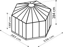afbeelding hoogtematen voliere Circus 9000