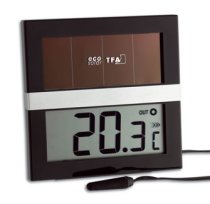 digitale solar min/max thermometer