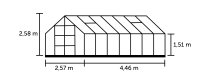 Magnum kas 257x446 cm.
