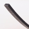 schuimband 4 x 9 mm. zwart